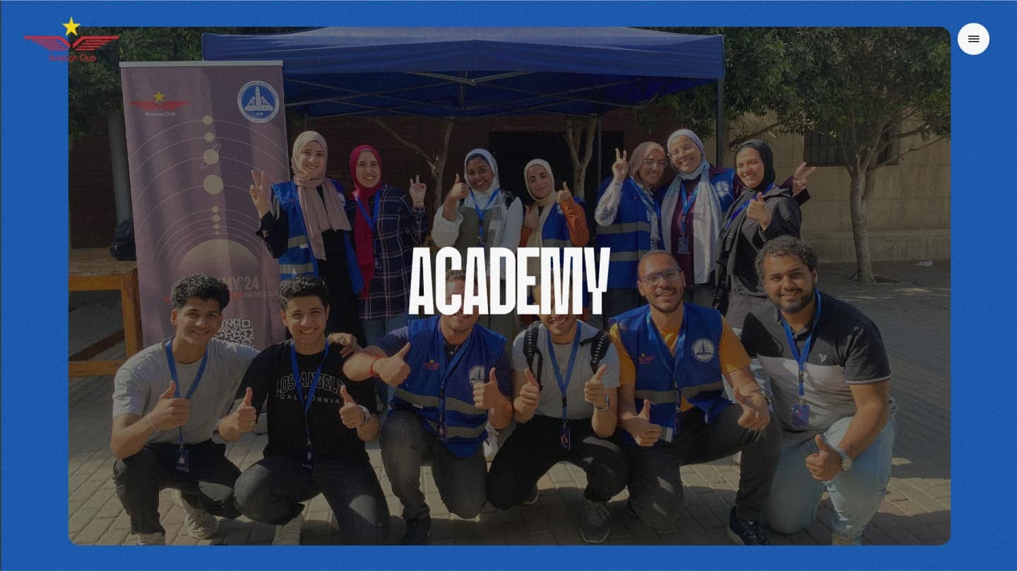 Screenshot from Aviation club website