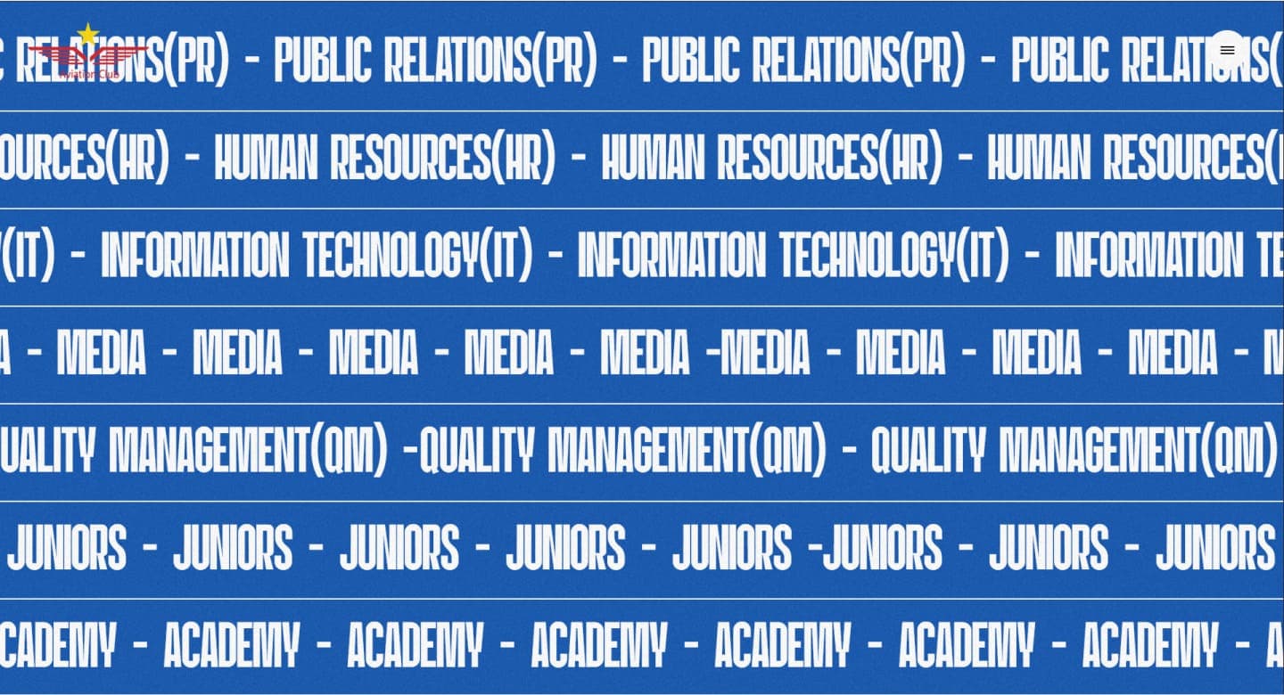 Screenshot from Aviation club website