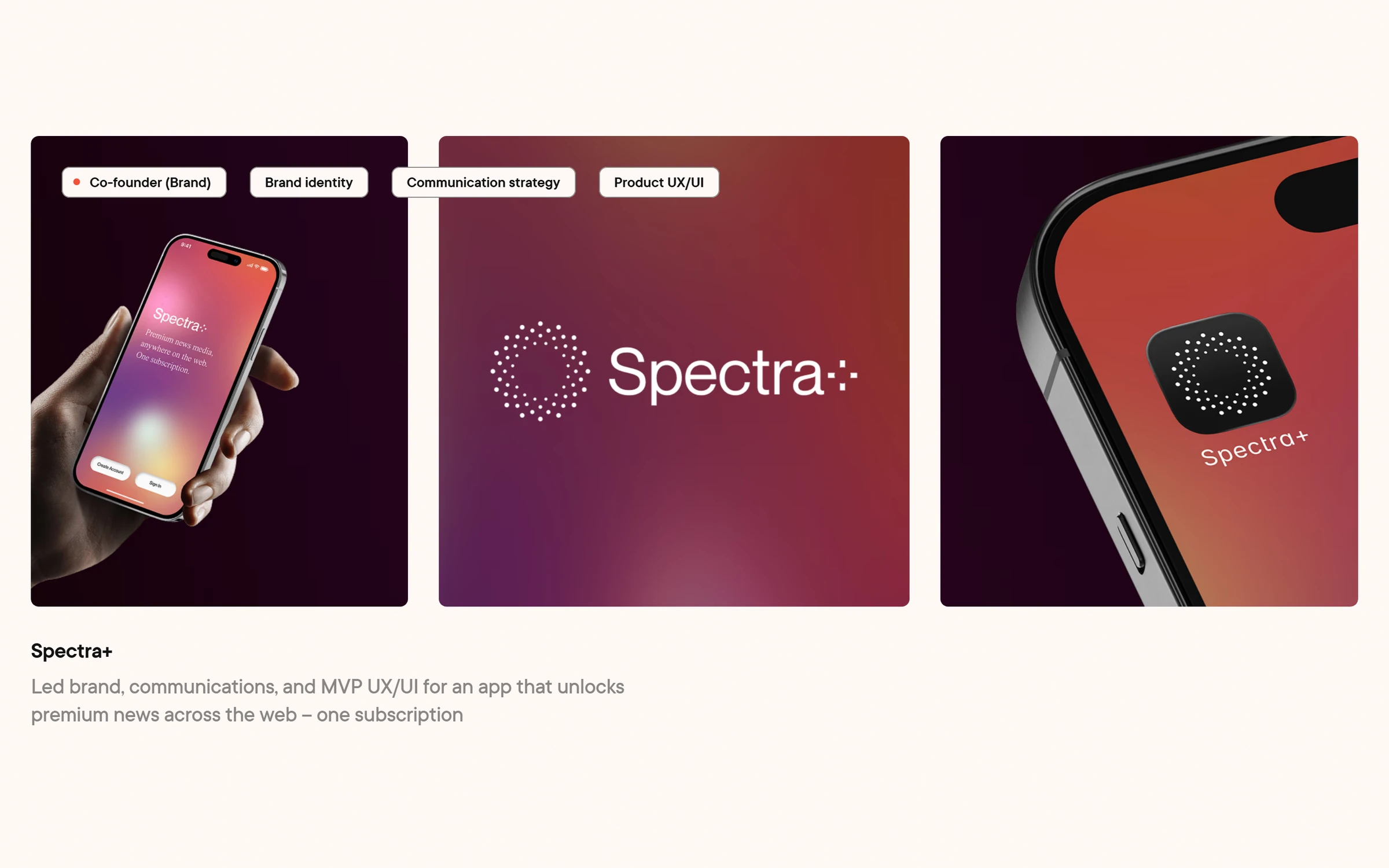 The Spectra project on Bryce Willem’s site