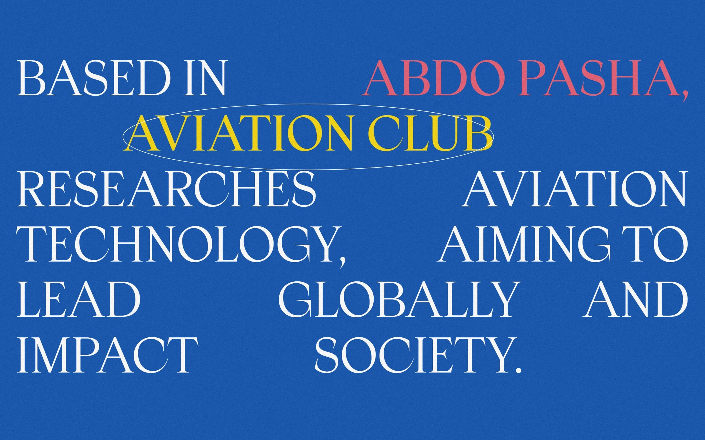 The Aviation Club story section on desktop