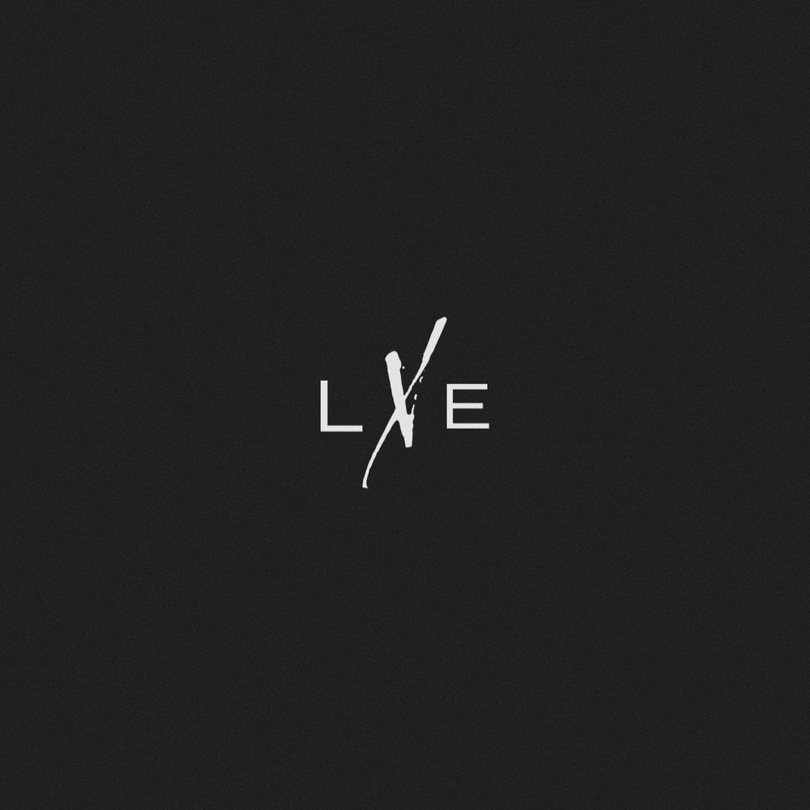 LXE Digital website: The LXE monogram on the site's dark background